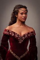 actress Angel Coulby playing Guinevere