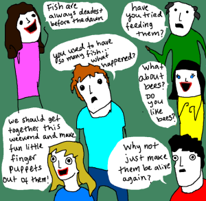 Allie Brosh-depression as dead fish and not useful suggestions people make